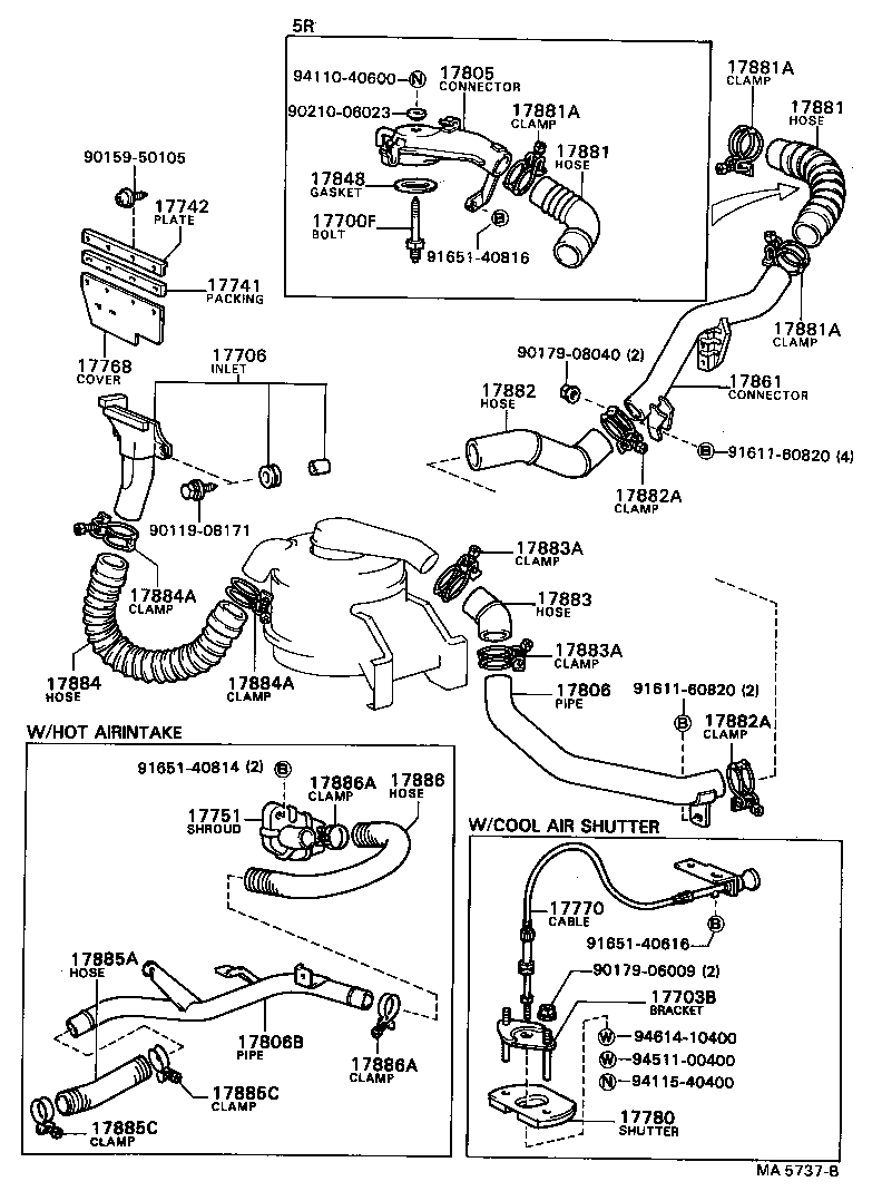 17700-56280 CLEANER ASSY, AIR product image