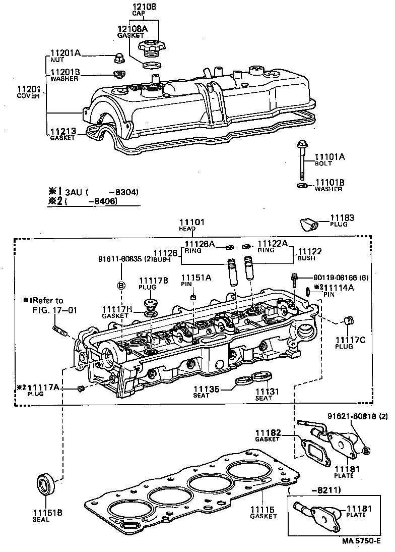 11101-15060 HEAD SUB-ASSY, CYLINDER product image