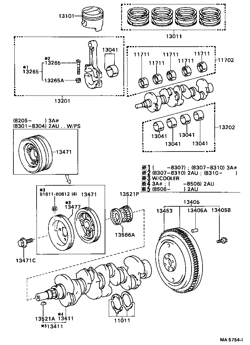 13411-15011 CRANKSHAFT product image