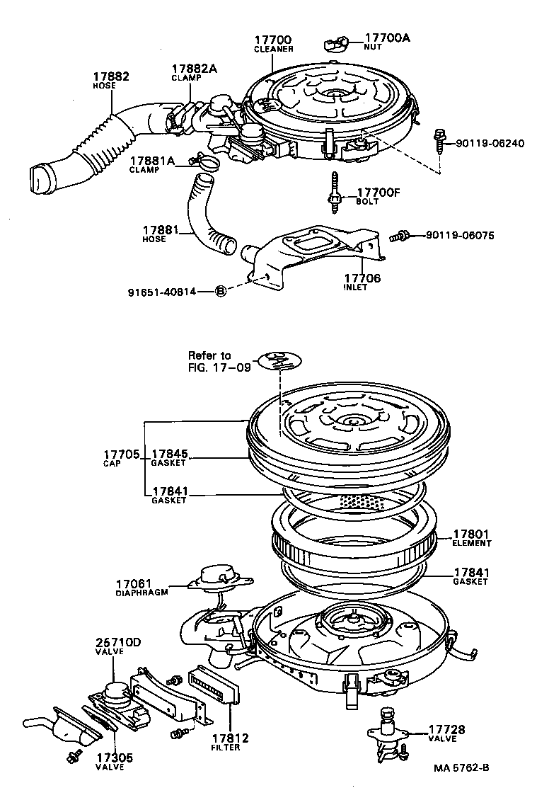17771-15010 BRACKET, AIR CLEANER product image