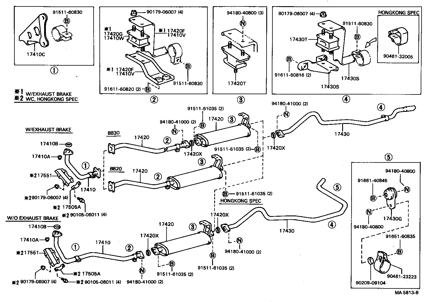 17405-56220 PIPE ASSY, EXHAUST, TAIL product image