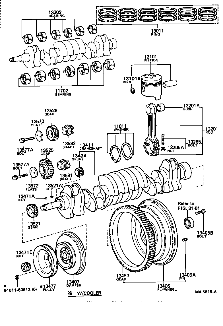 13470-47020 PULLEY, CRANKSHAFT product image