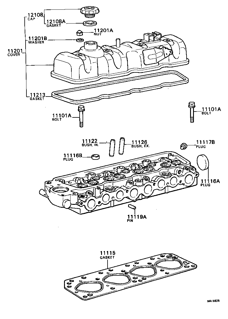 11115-71011 GASKET, CYLINDER HEAD product image