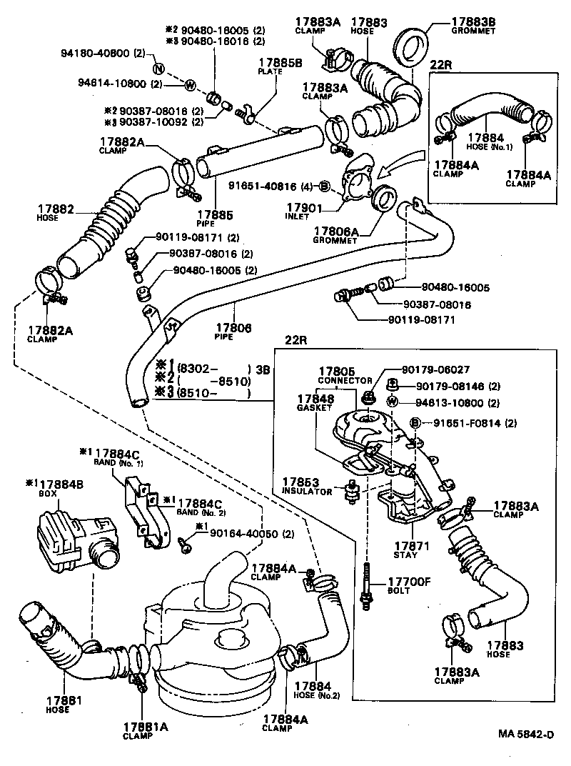 17700-68101 CLEANER ASSY, AIR product image