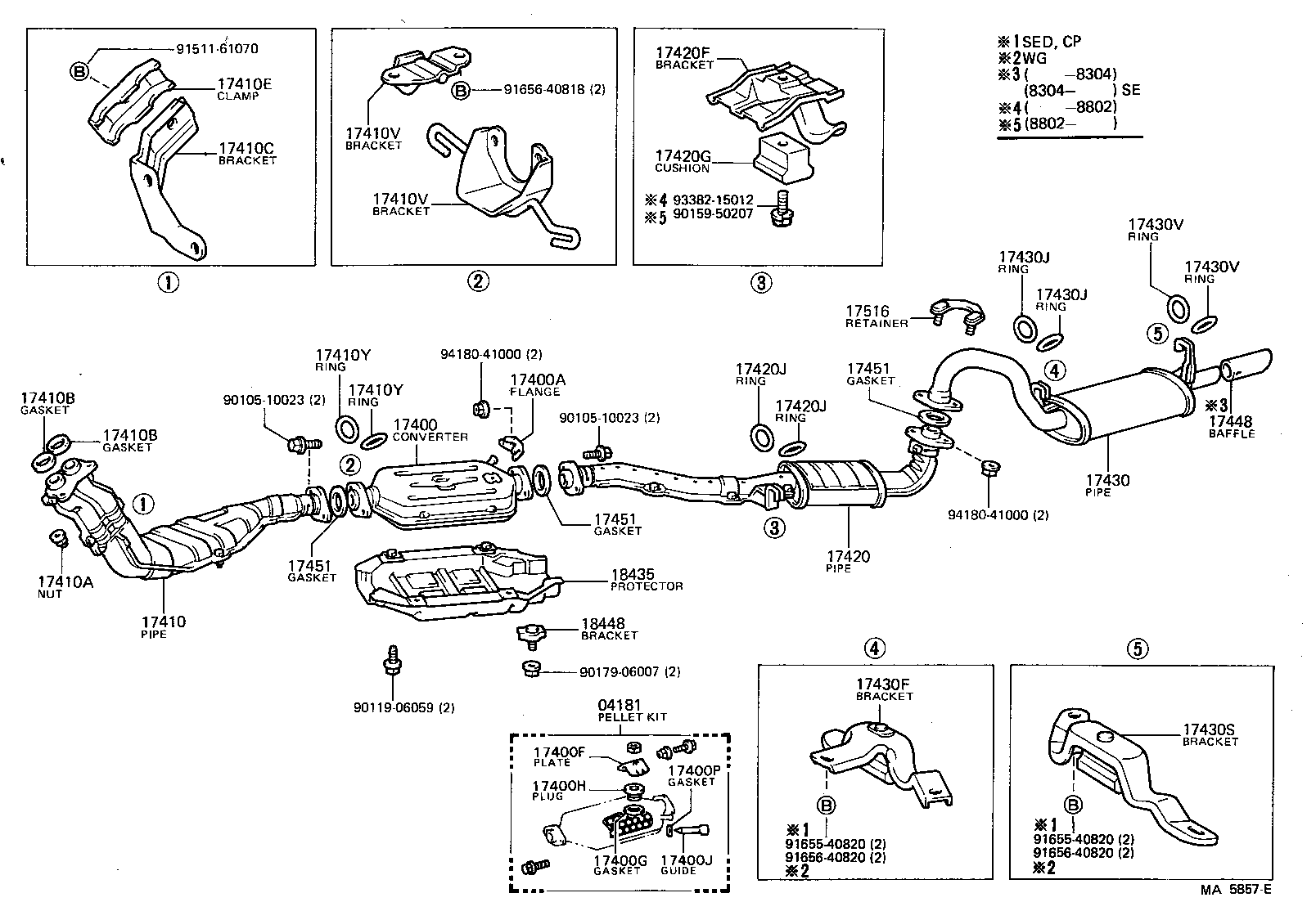 17430-15280 PIPE ASSY, EXHAUST, TAIL product image