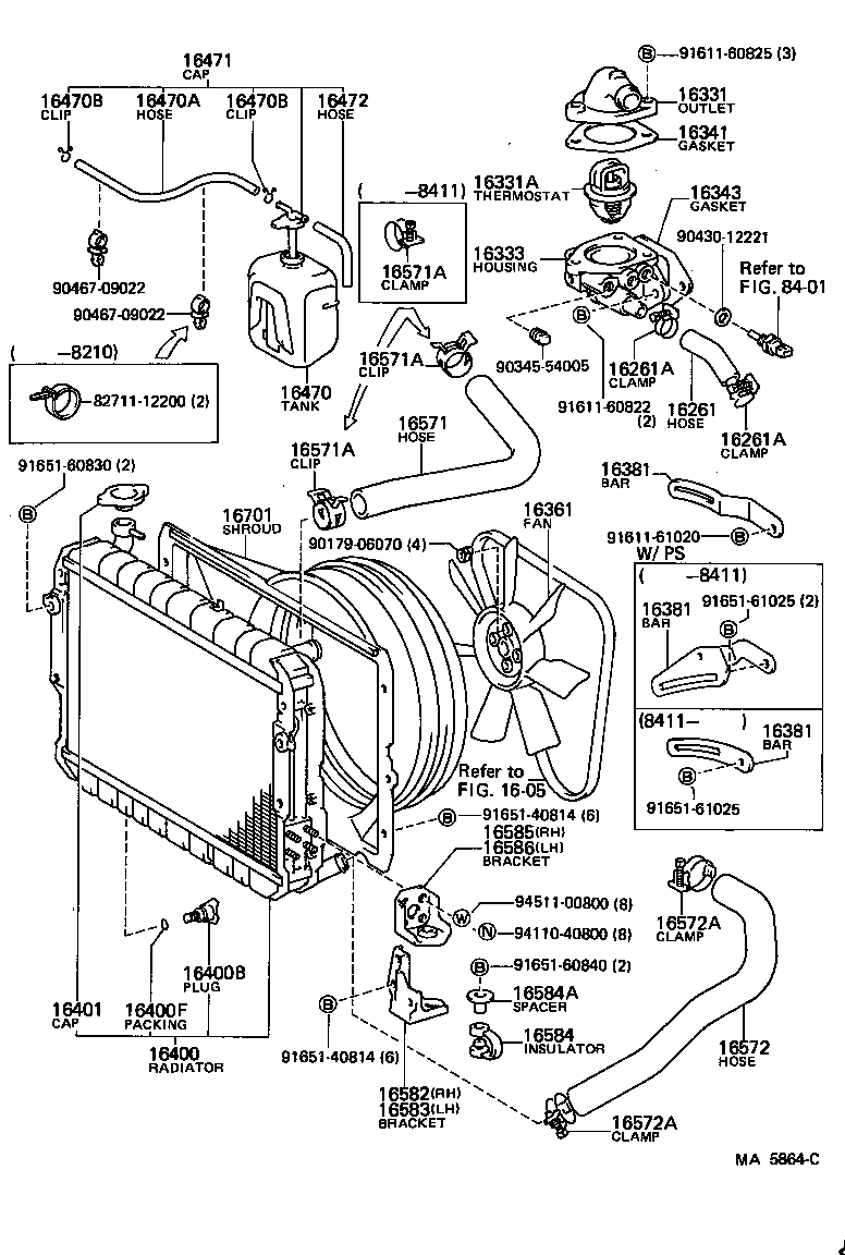 07042-81525 BAR, FAN BELT ADJUSTING product image
