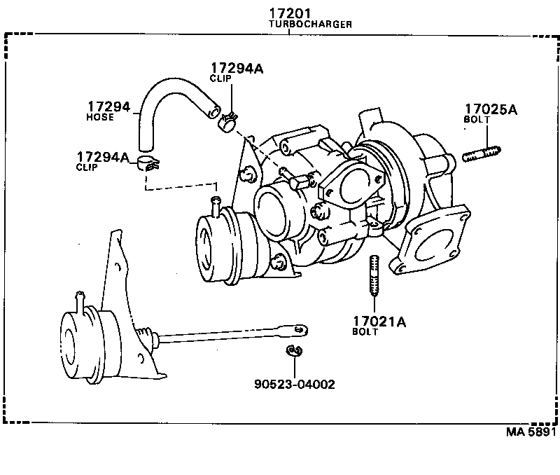 17118-70020 STAY, MANIFOLD product image