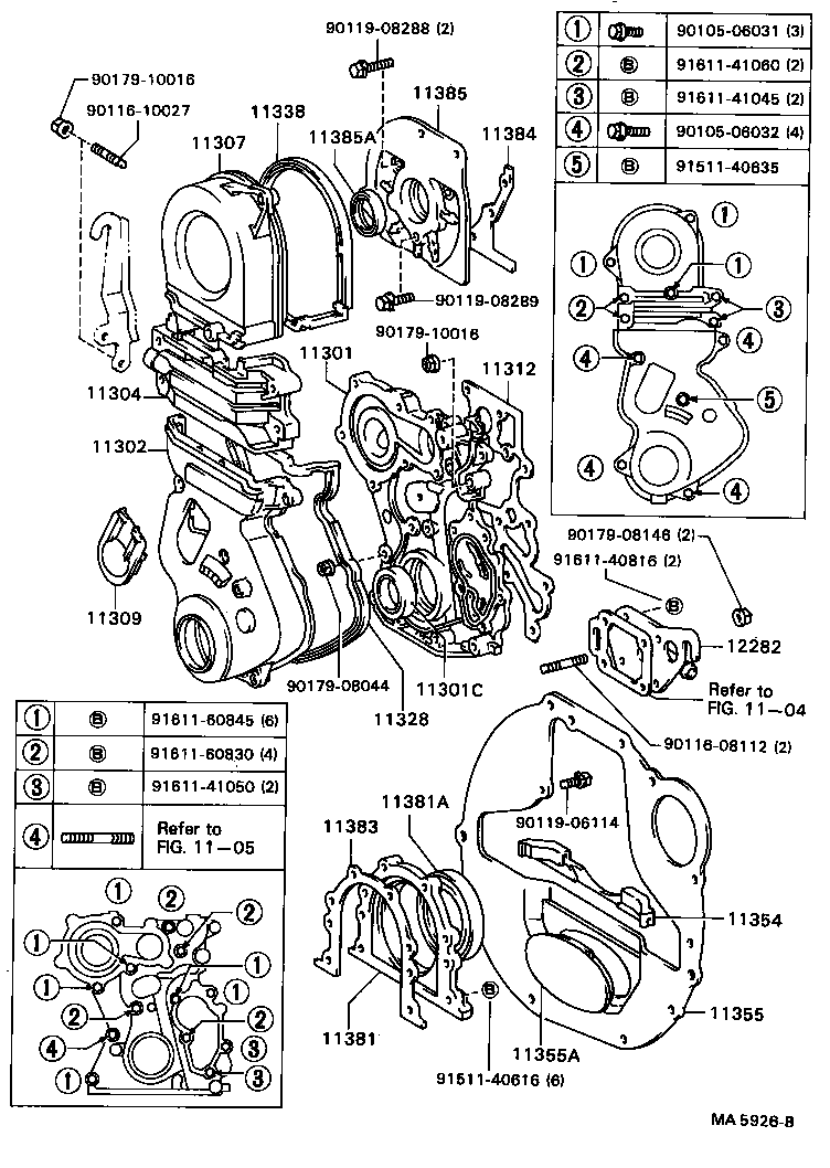 92132-60828 BOLT,STUD(FOR TIMING GEAR CASE) product image