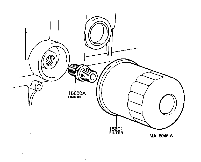 Toyota 90915-03001 FILTER SUB-ASSY, OIL