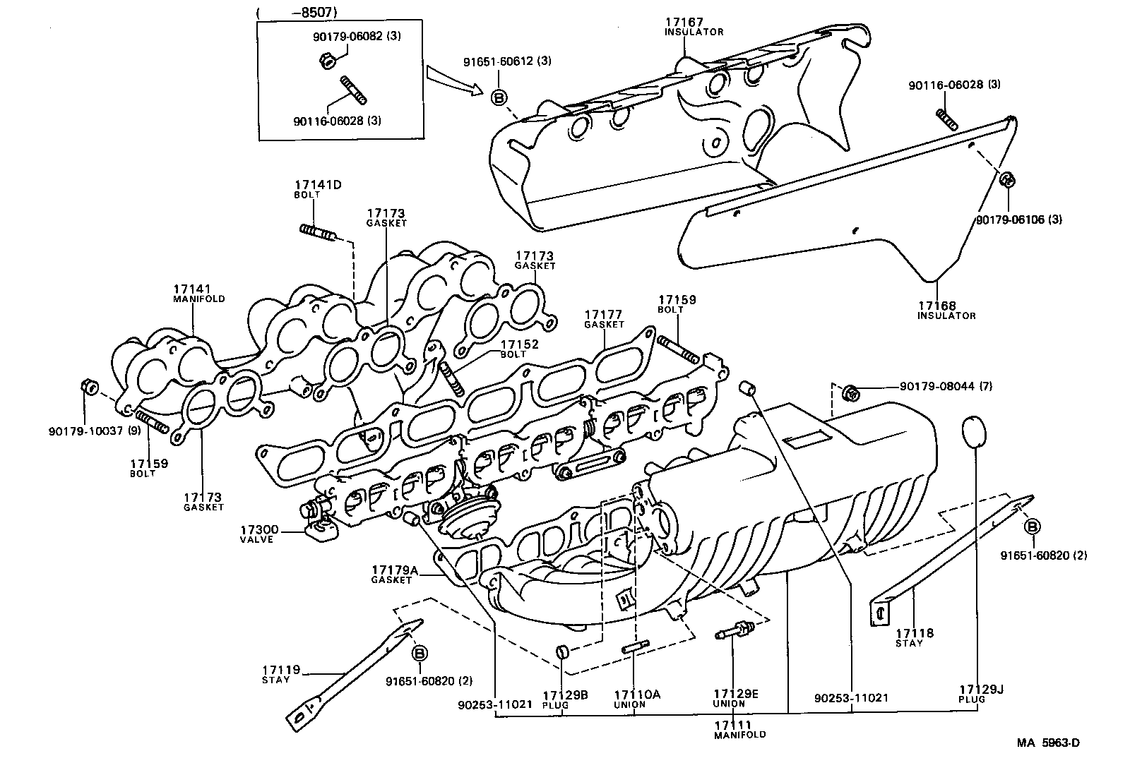 17064-70010 HOUSING SUB-ASSY, ROTOR product image