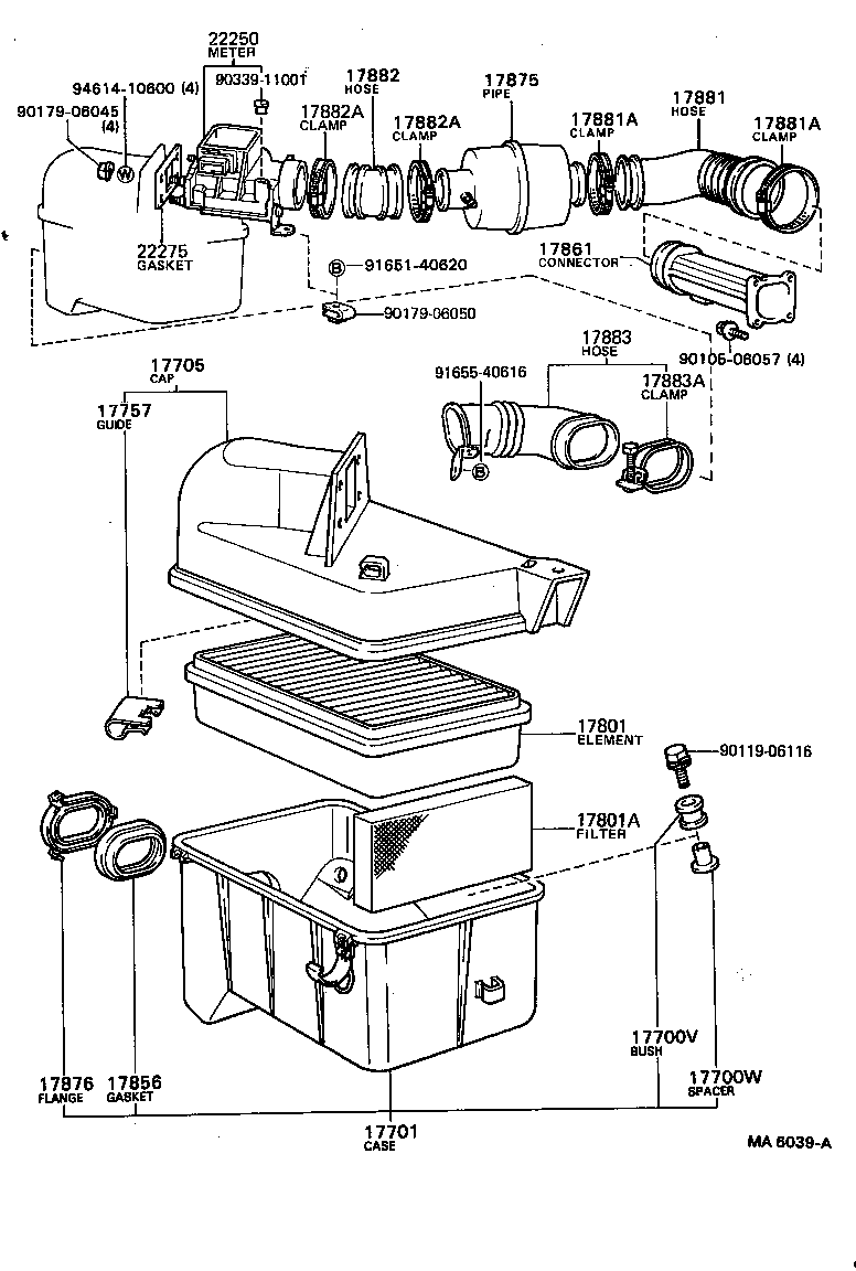17700-34650 CLEANER ASSY, AIR product image
