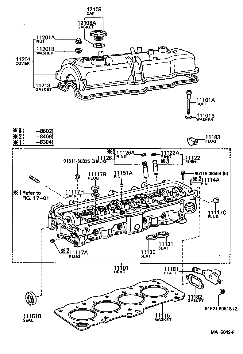 Toyota 11210-19025 COVER SUB-ASSY, CYLINDER HEAD