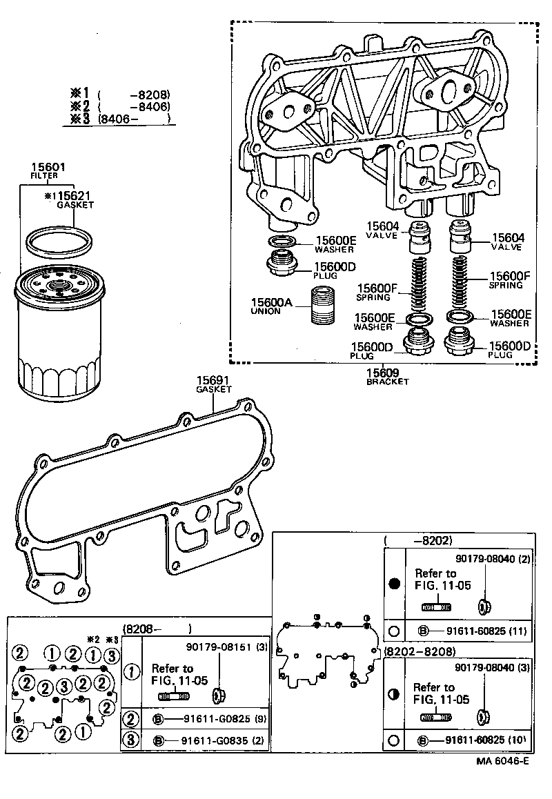 15691-54020 GASKET, OIL FILTER product image