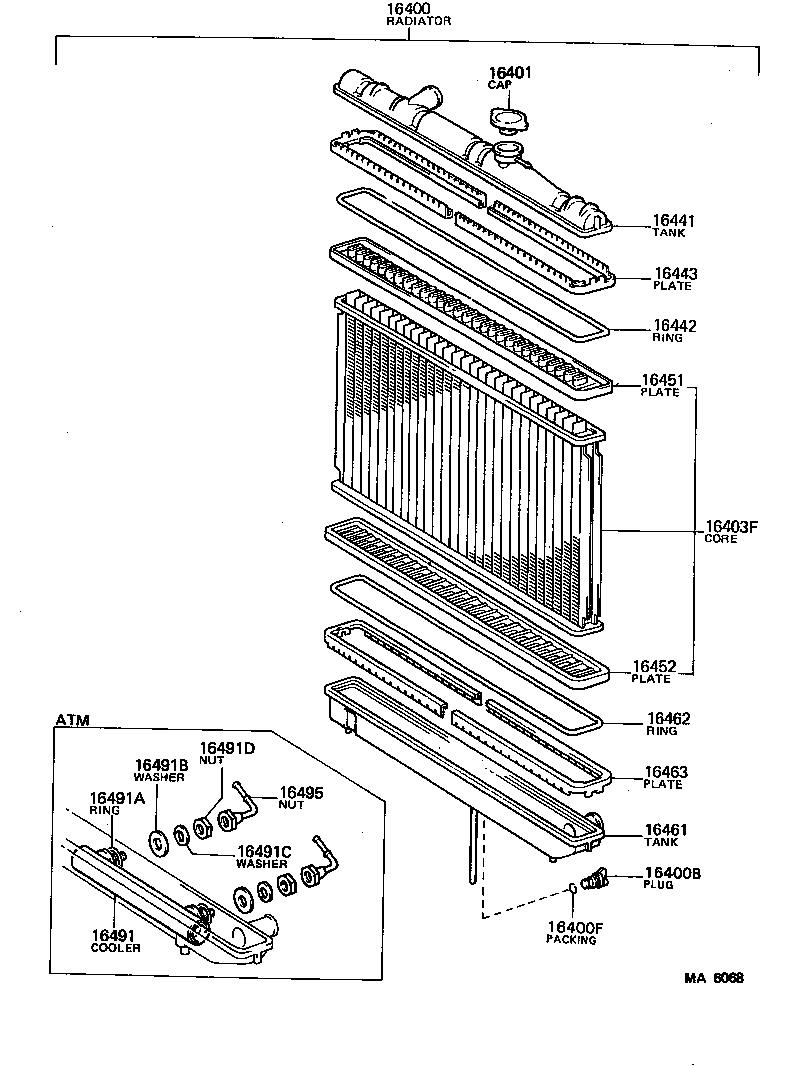 16361-13010 FAN product image