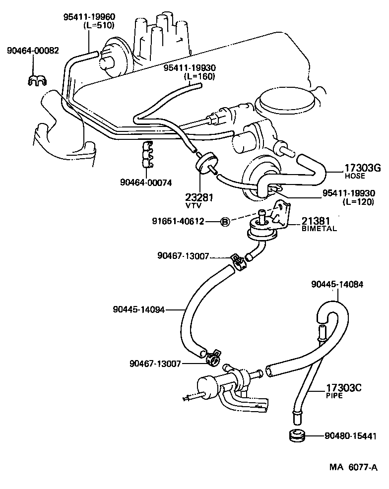 21381-13030 BIMETAL, THERMOSTATIC product image