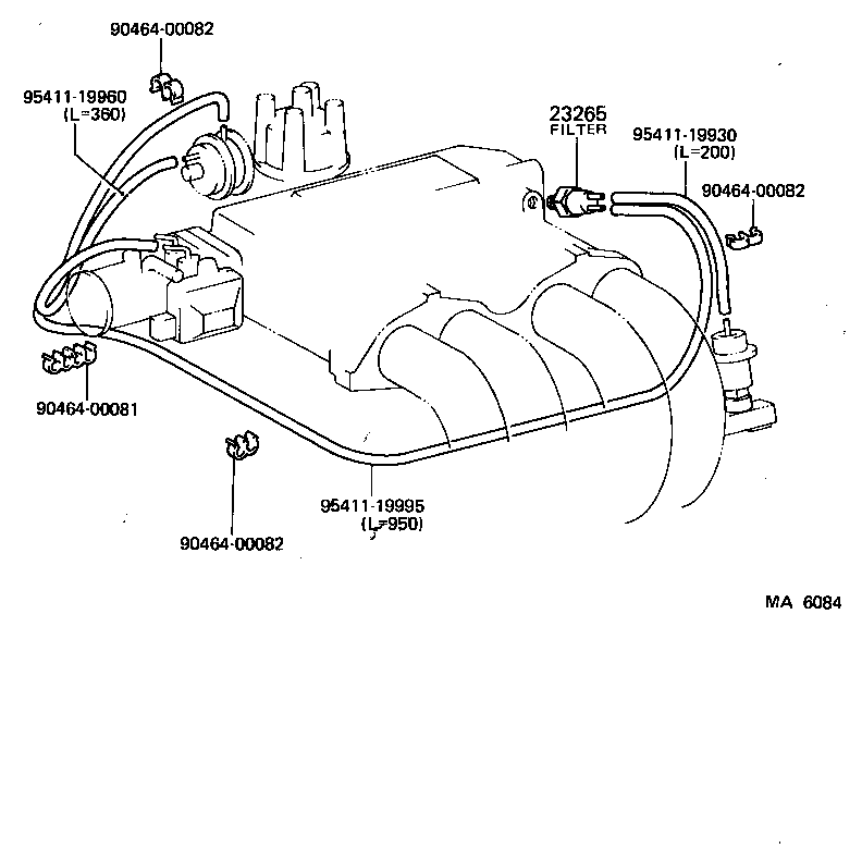 25709-13010 VALVE SUB-ASSY, HIGH ALTITUDE COMPENSATOR product image