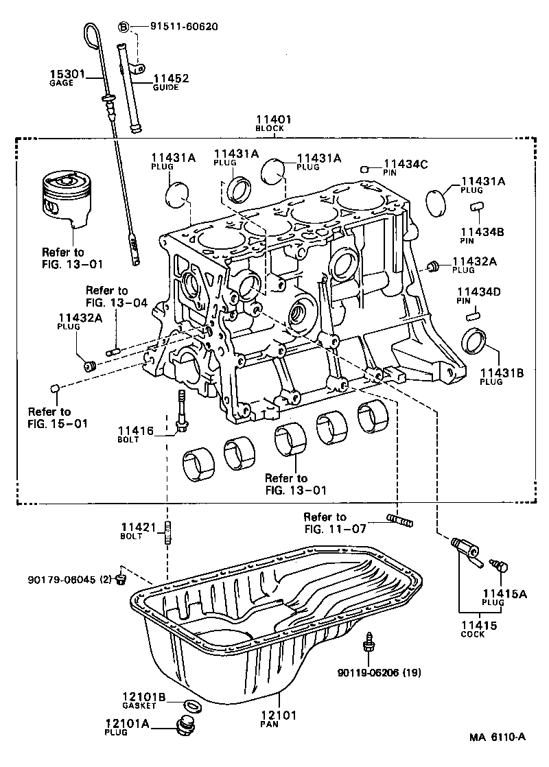 Toyota 90430-12011 GASKET(FOR OIL PAN DRAIN PLUG)