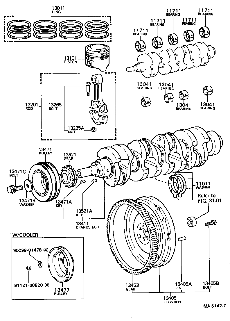 13015-71060 RING SET, PISTON product image