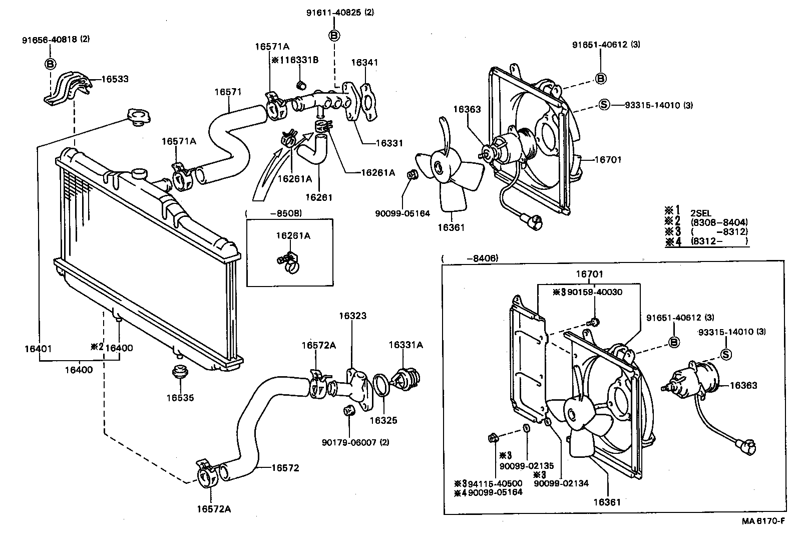 16363-64020 MOTOR, COOLING FAN product image