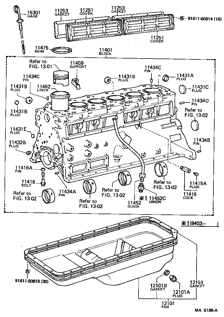 07041-11634 PAN SUB-ASSY, OIL product image