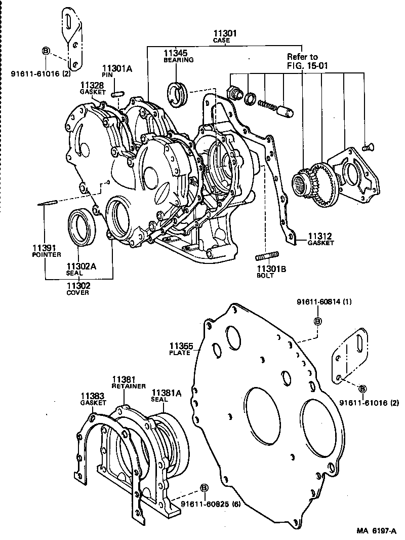 Toyota 31104-60020 COVER, FLYWHEEL HOUSING UNDER