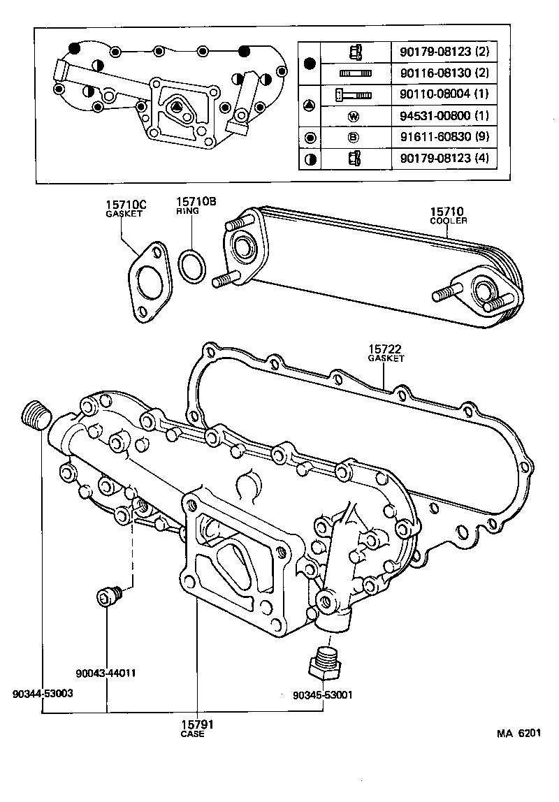 90463-08124 CLAMP(FOR OIL PIPE) product image