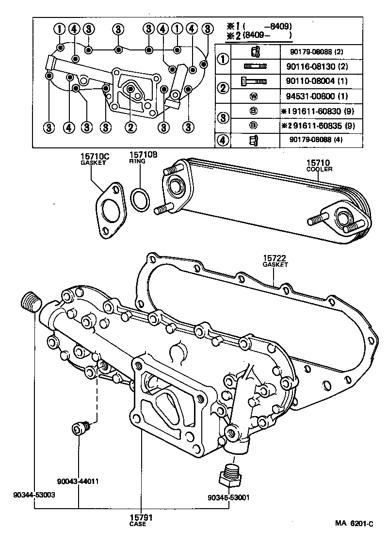 Toyota 99553-30210 HOSE, OIL COOLER