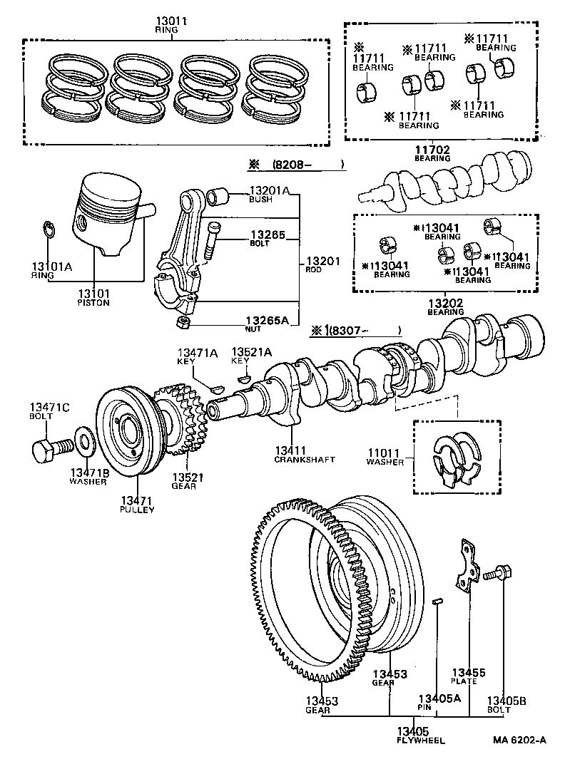 11012-22011 WASHER SET, CRANKSHAFT THRUST product image