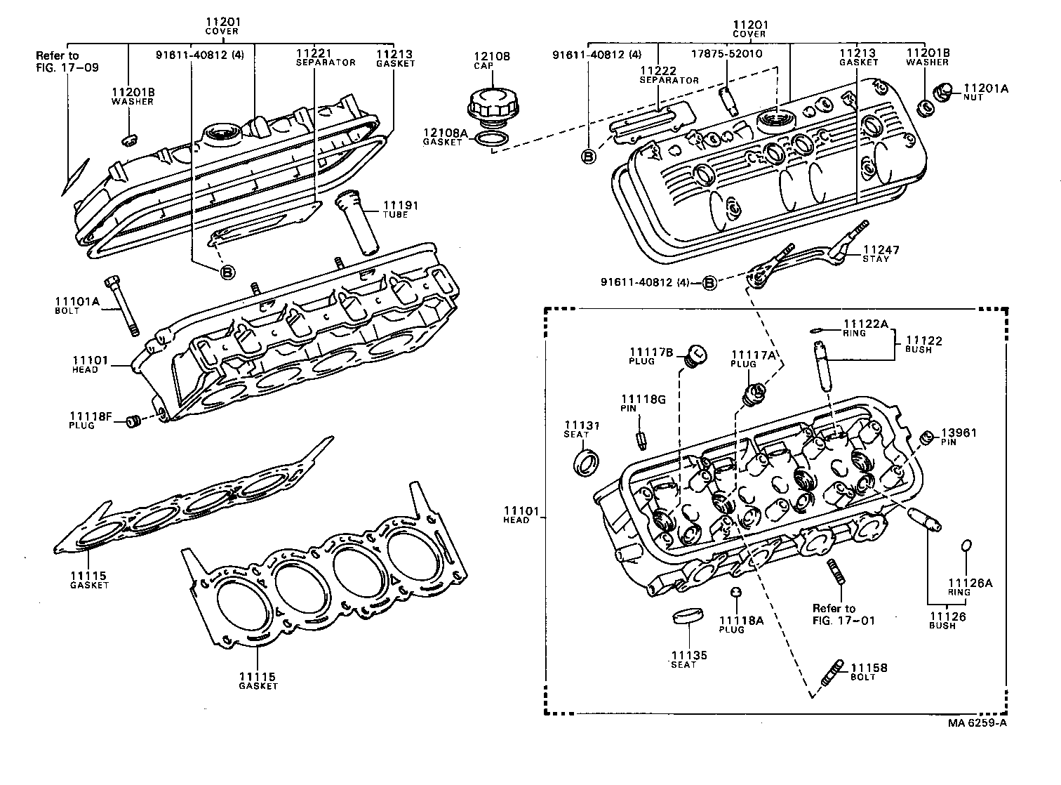 11115-52020 GASKET, CYLINDER HEAD product image