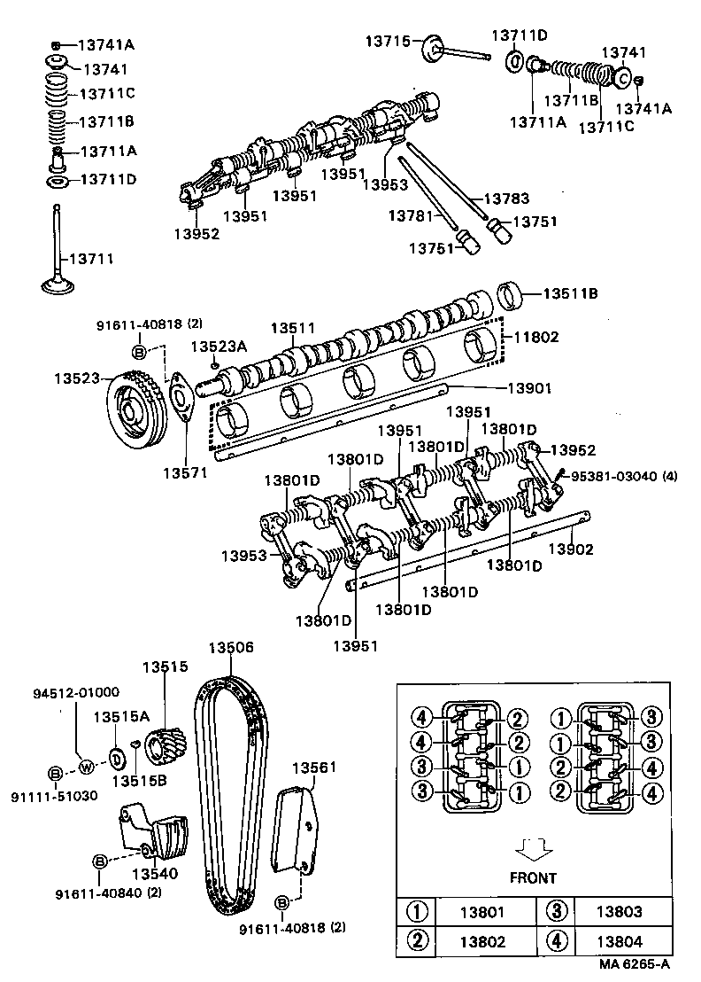 13511-52030 CAMSHAFT product image