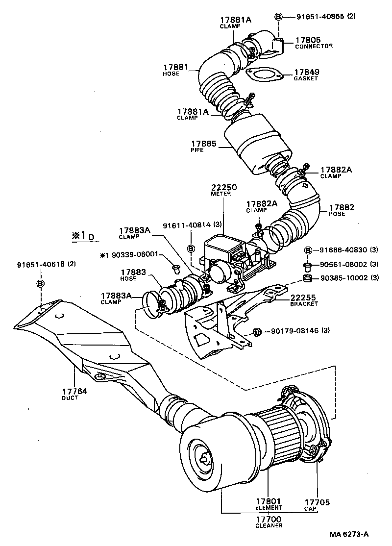 17700-52040 CLEANER ASSY, AIR product image