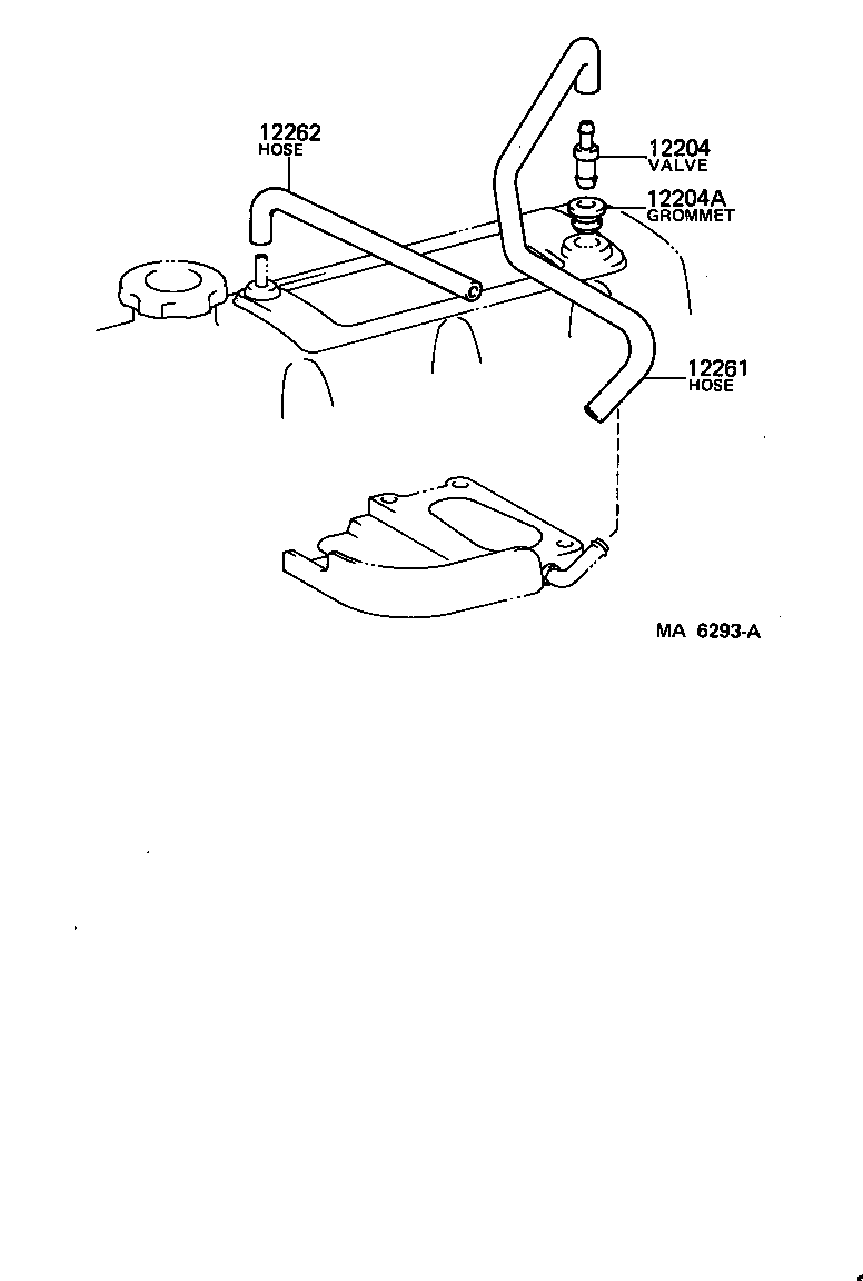 12251-54010 CLAMP, VENTILATION TUBE product image