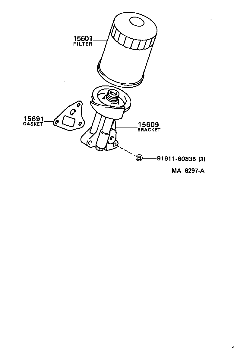 15601-78020 FILTER SUB-ASSY, OIL product image