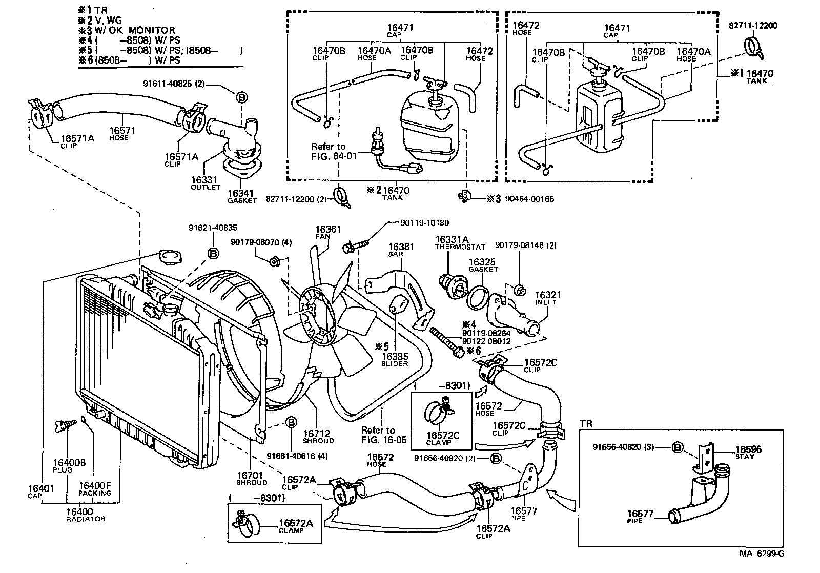 16572-64080 HOSE, RADIATOR, OUTLET product image