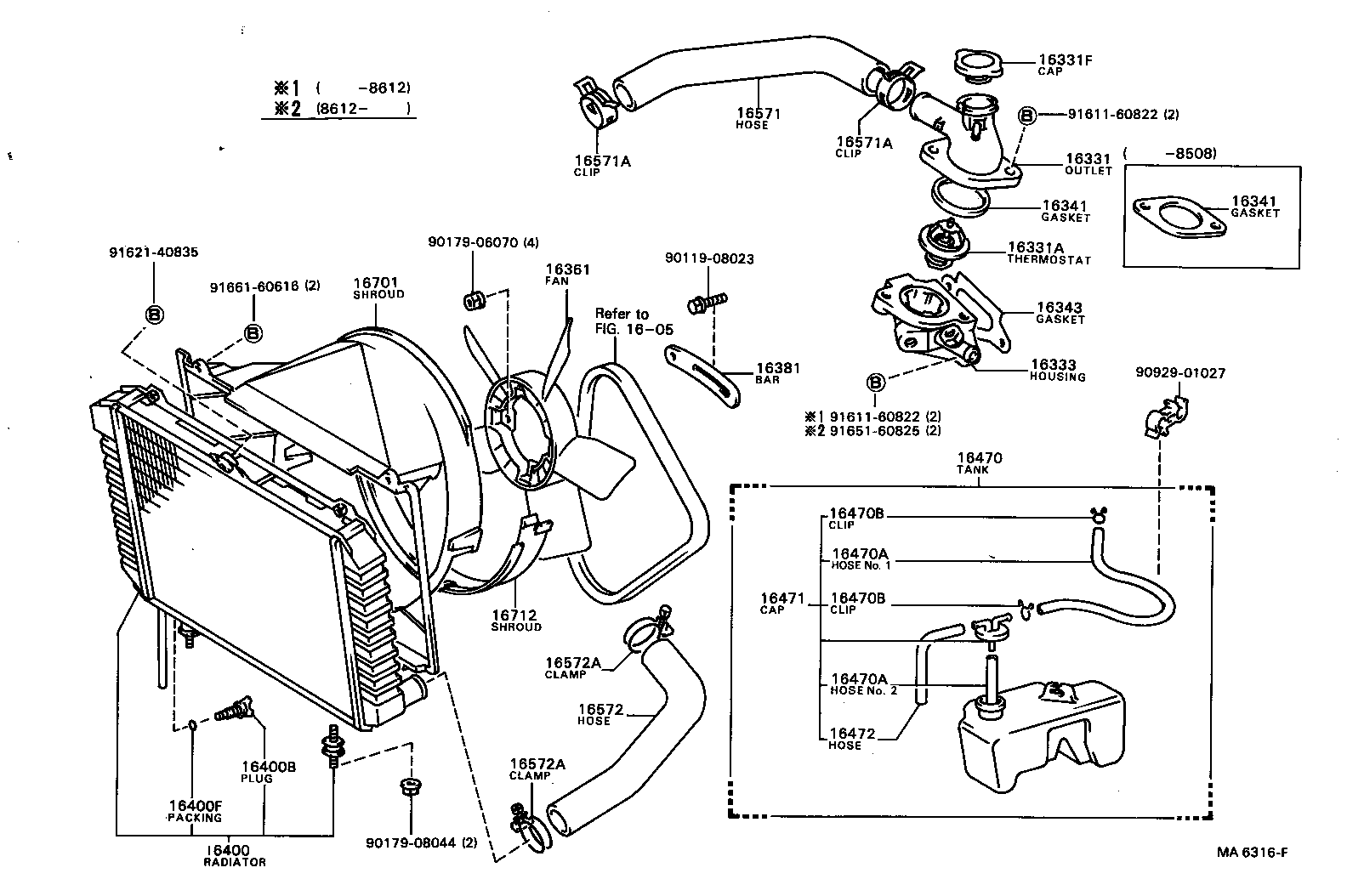 99552-10110 HOSE, WATER BY-PASS product image