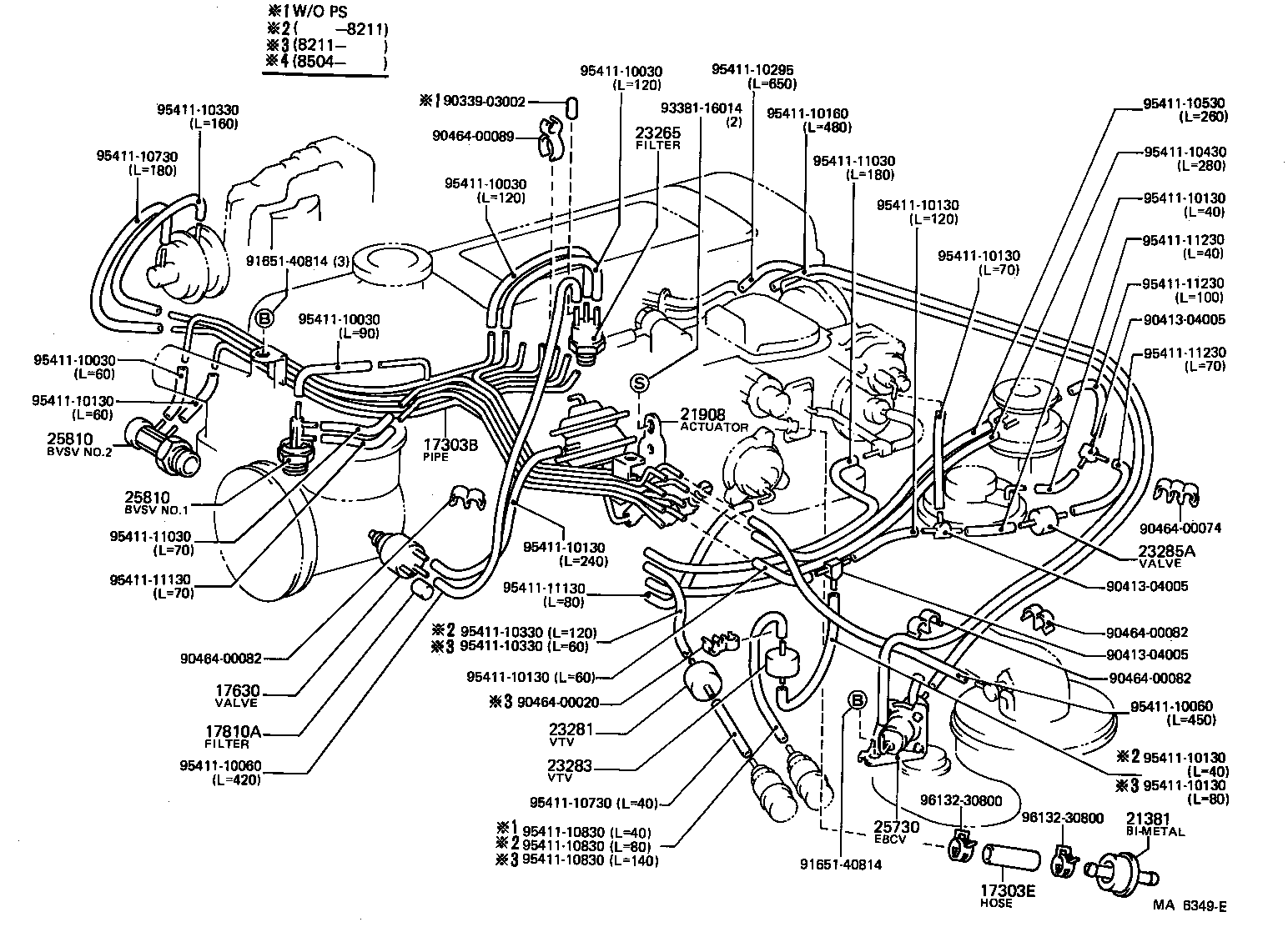 17303-18010 PIPE SUB-ASSY, AIR, NO.1 product image