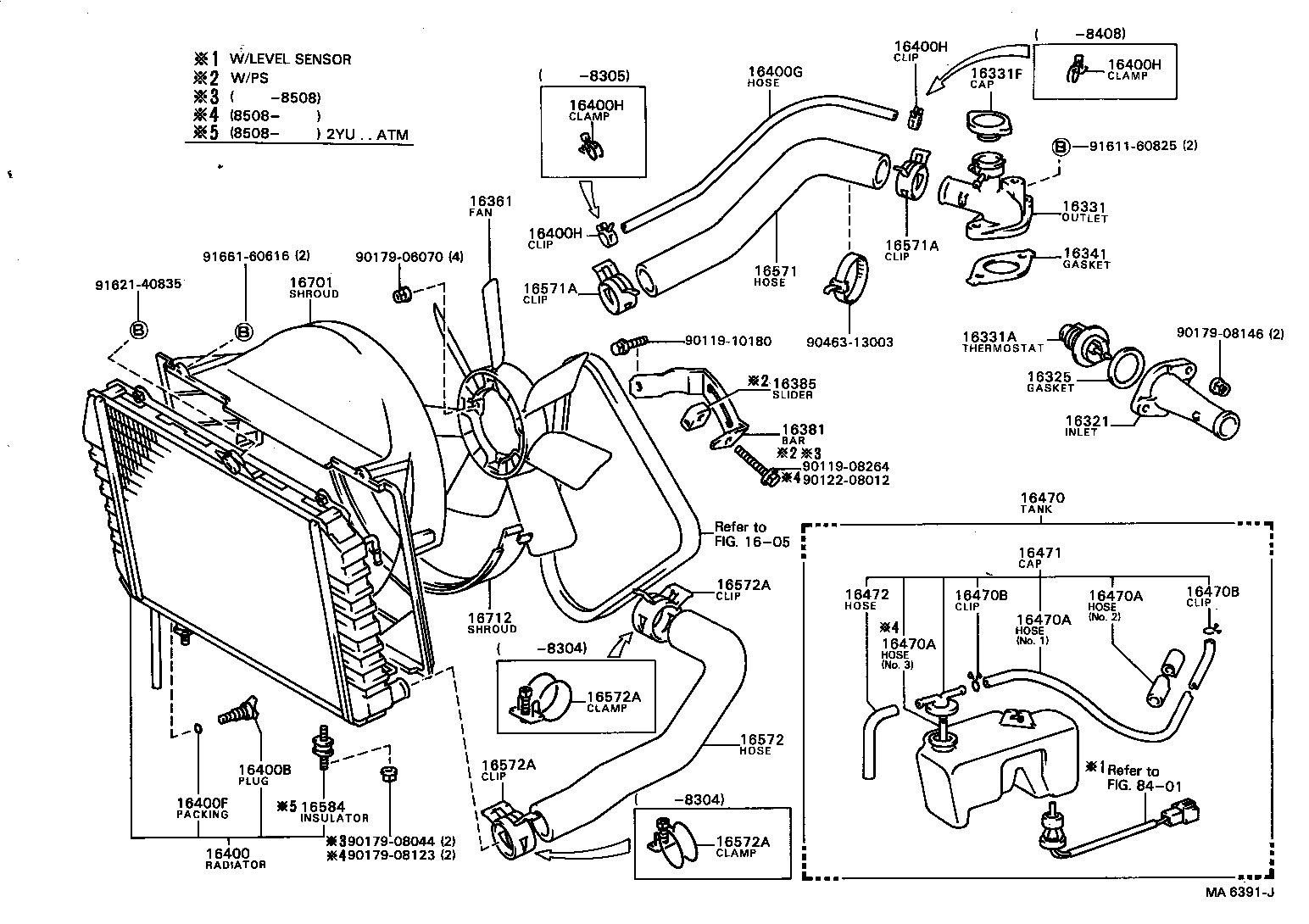 99552-10110 HOSE, WATER BY-PASS product image