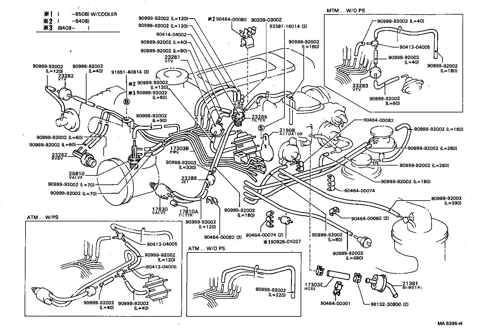 88690-87021 VALVE ASSY, VACUUM SWITCHING product image