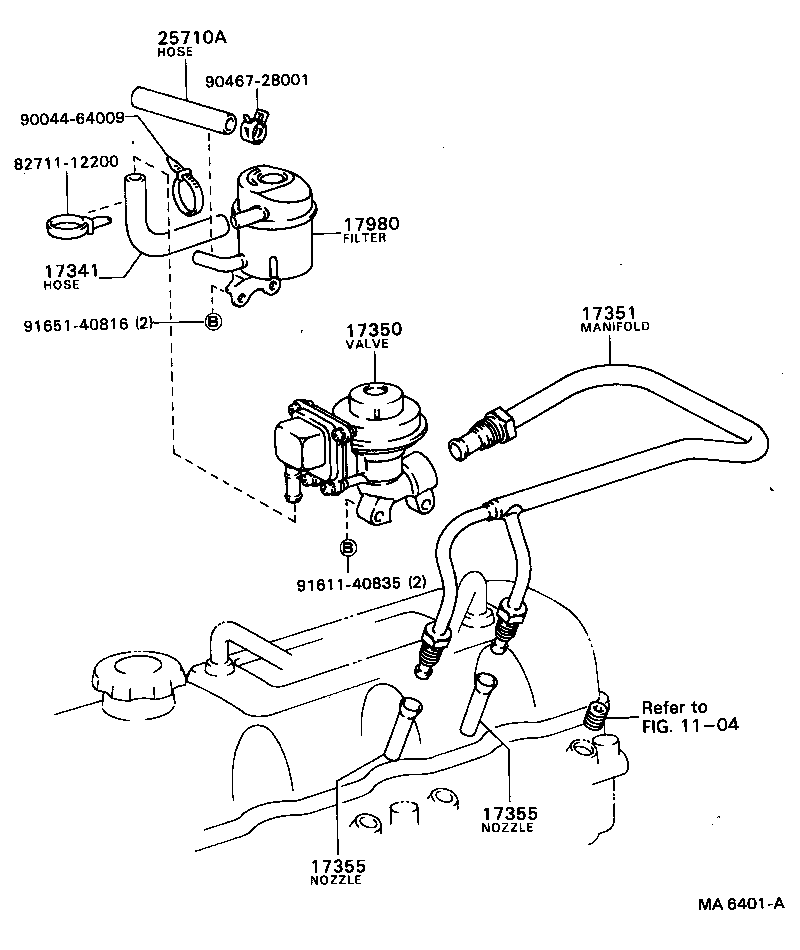 17305-28010 VALVE SUB-ASSY, REED product image