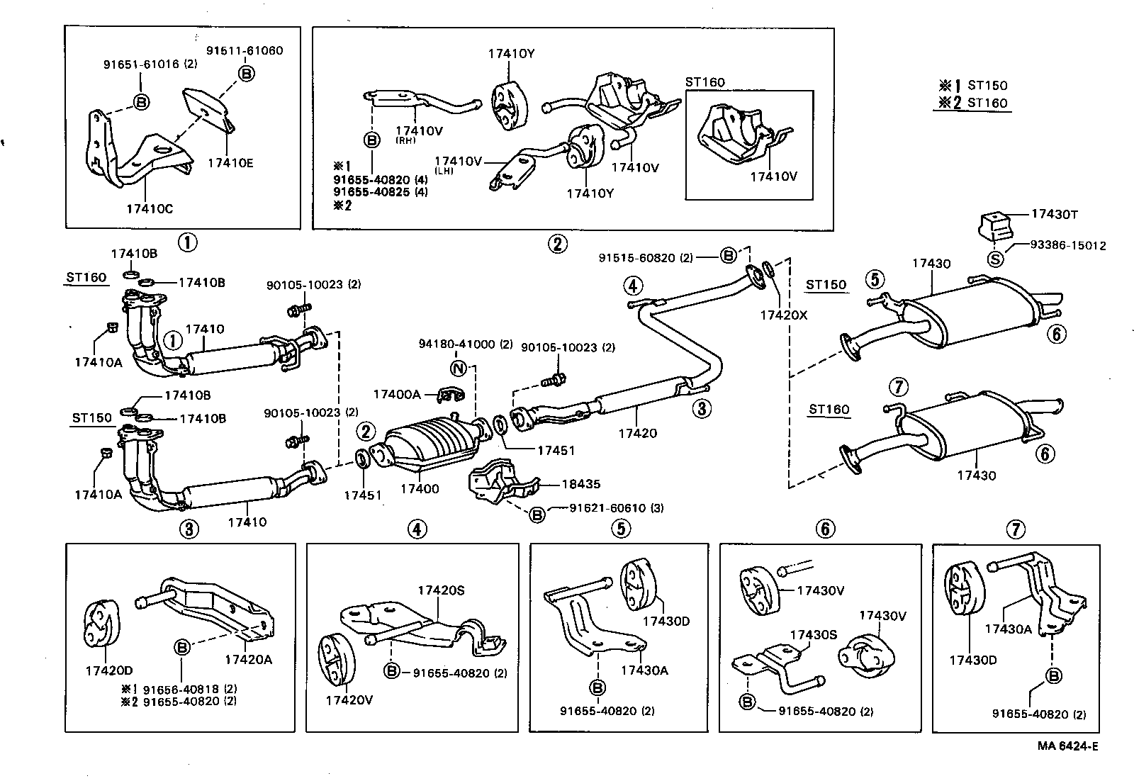17430-63050 PIPE ASSY, EXHAUST, TAIL product image