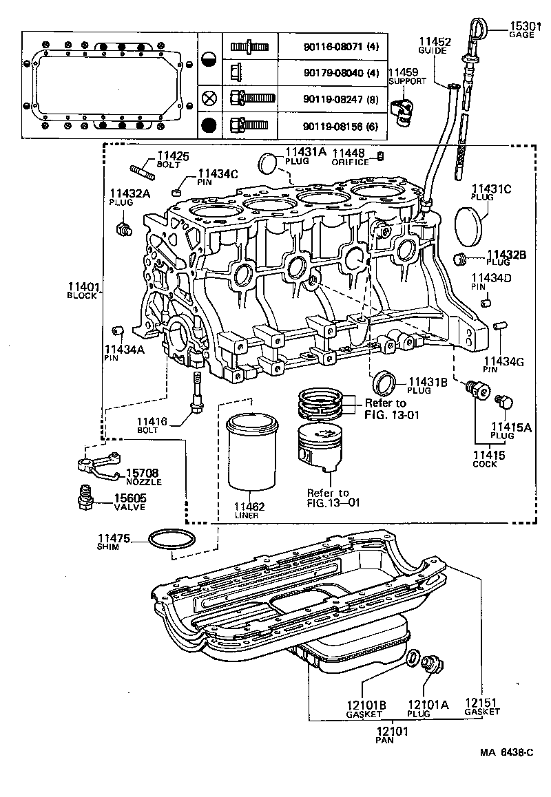 12101-54080 PAN SUB-ASSY, OIL product image