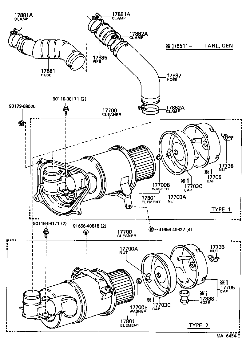 53285-95J00 DUCT, COOL AIR INTAKE, NO.1 product image