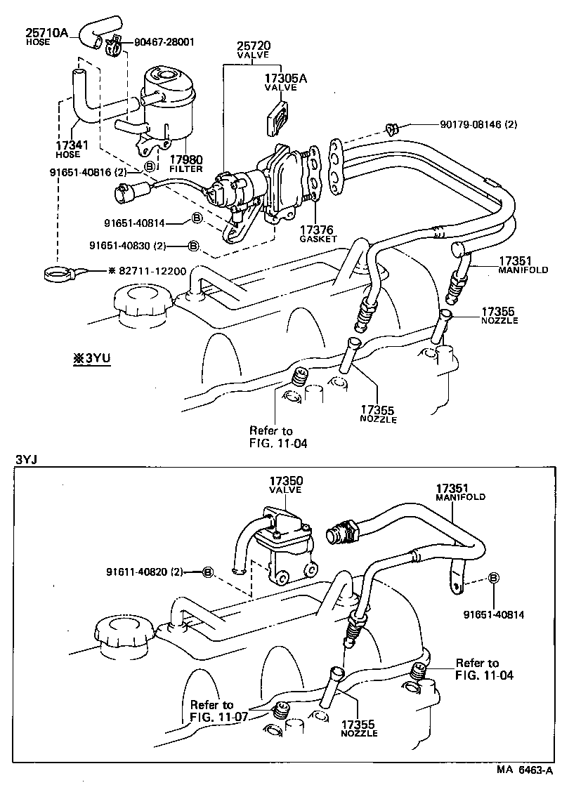17351-71010 MANIFOLD, AIR INJECTION product image