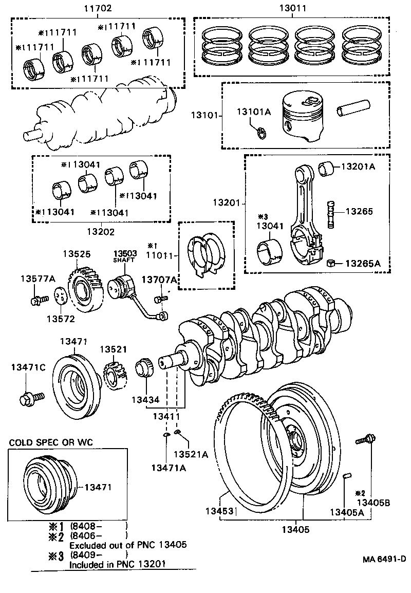 13470-68010 PULLEY, CRANKSHAFT product image