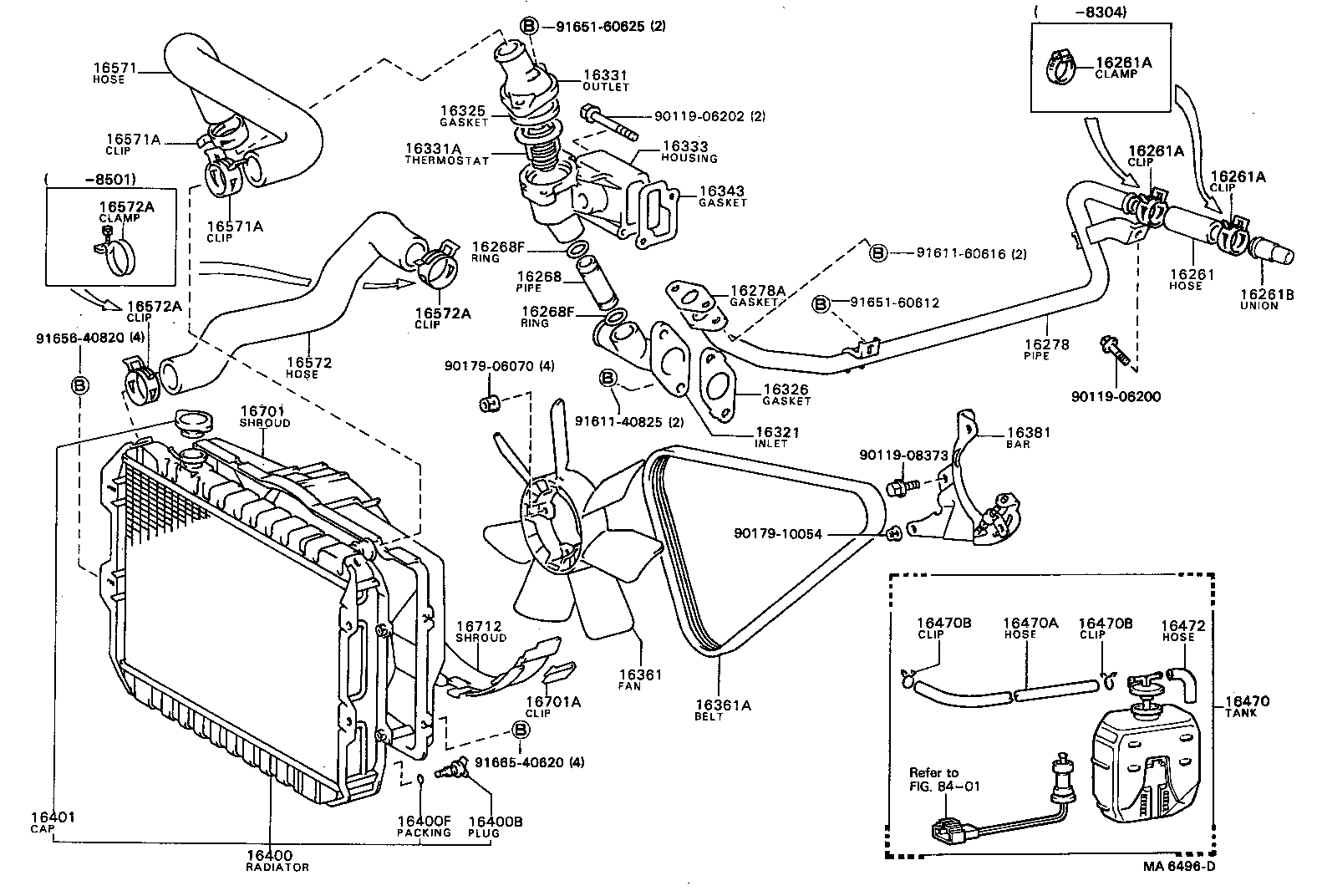 16400-41340 RADIATOR ASSY product image