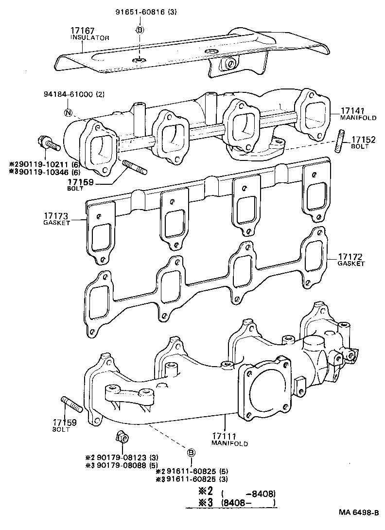 17111-68041 MANIFOLD, INTAKE product image