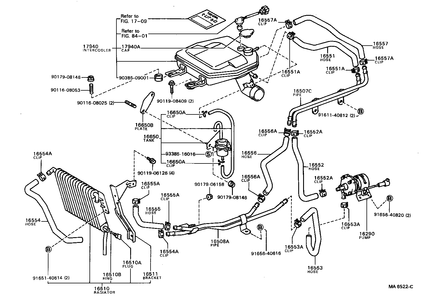 16511-41010 BRACKET, SUB-RADIATOR product image