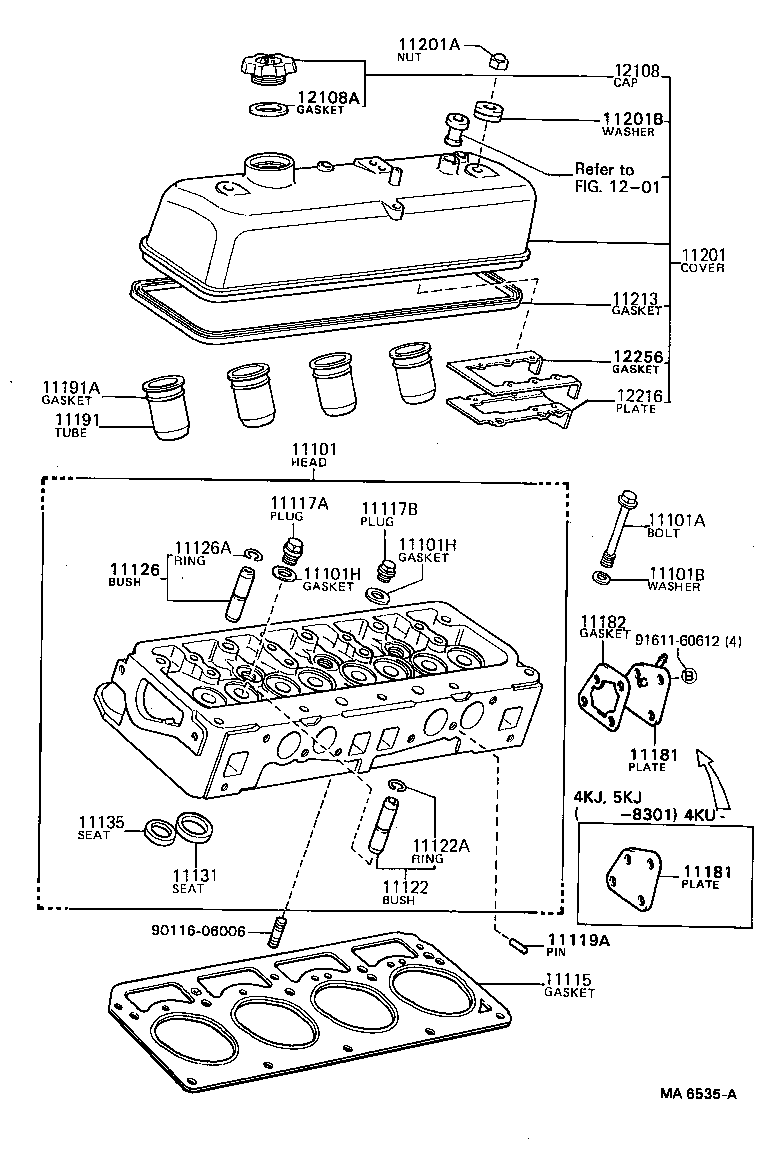 11101-18020 HEAD SUB-ASSY, CYLINDER product image