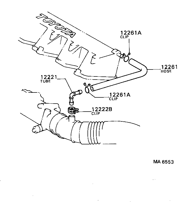96132-31000 CLIP(FOR VENTILATION TUBE) product image
