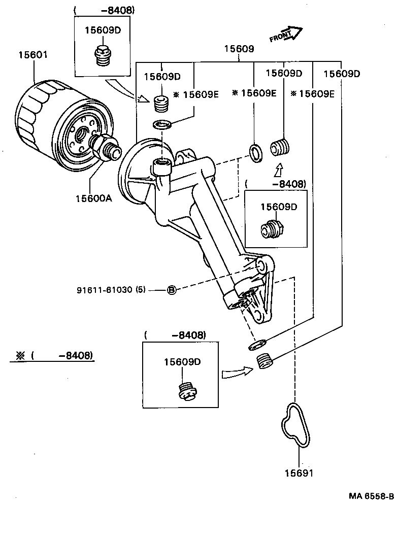 90344-53002 PLUG, W/HEAD STRAIGHT SCREW(FOR OIL FILTER BRACKET) product image